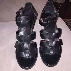 Lane Bryant Black Gladiator Sandal Size 11 Wide